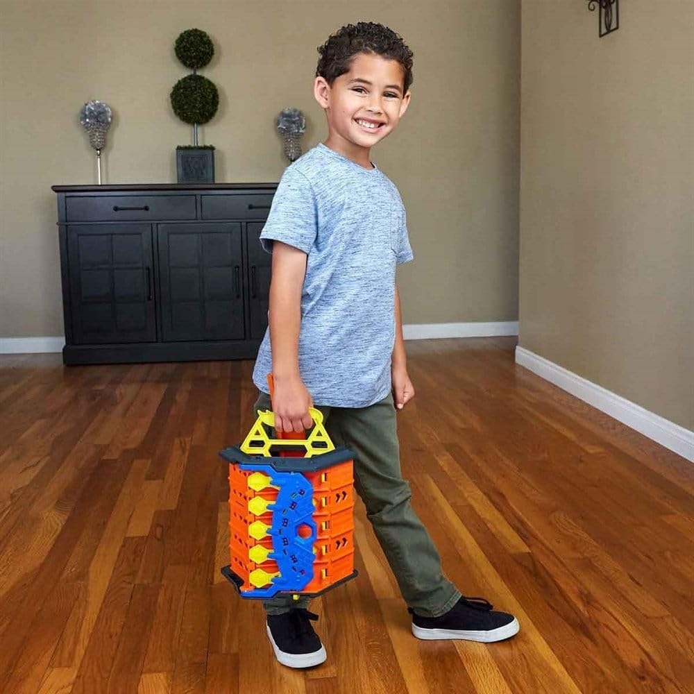 Kids' Foldable Race Track & Toy Organizer