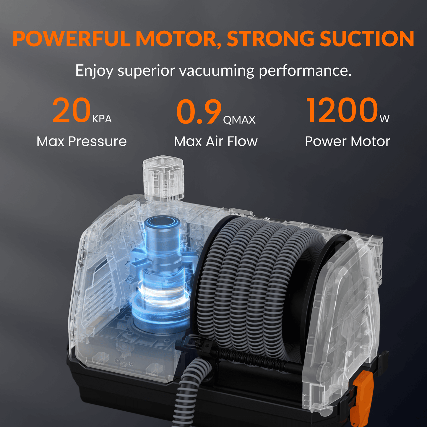Powerful 4.5-Gallon Wet Dry Vacuum with HEPA Filter
