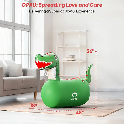 2-Pack Giant Inflatable Dinosaur Hoppers for Kids – Bounce, Play & Roar! Includes Hand Pump