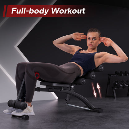 Adjustable Ab Bench – 4-Level Core Trainer