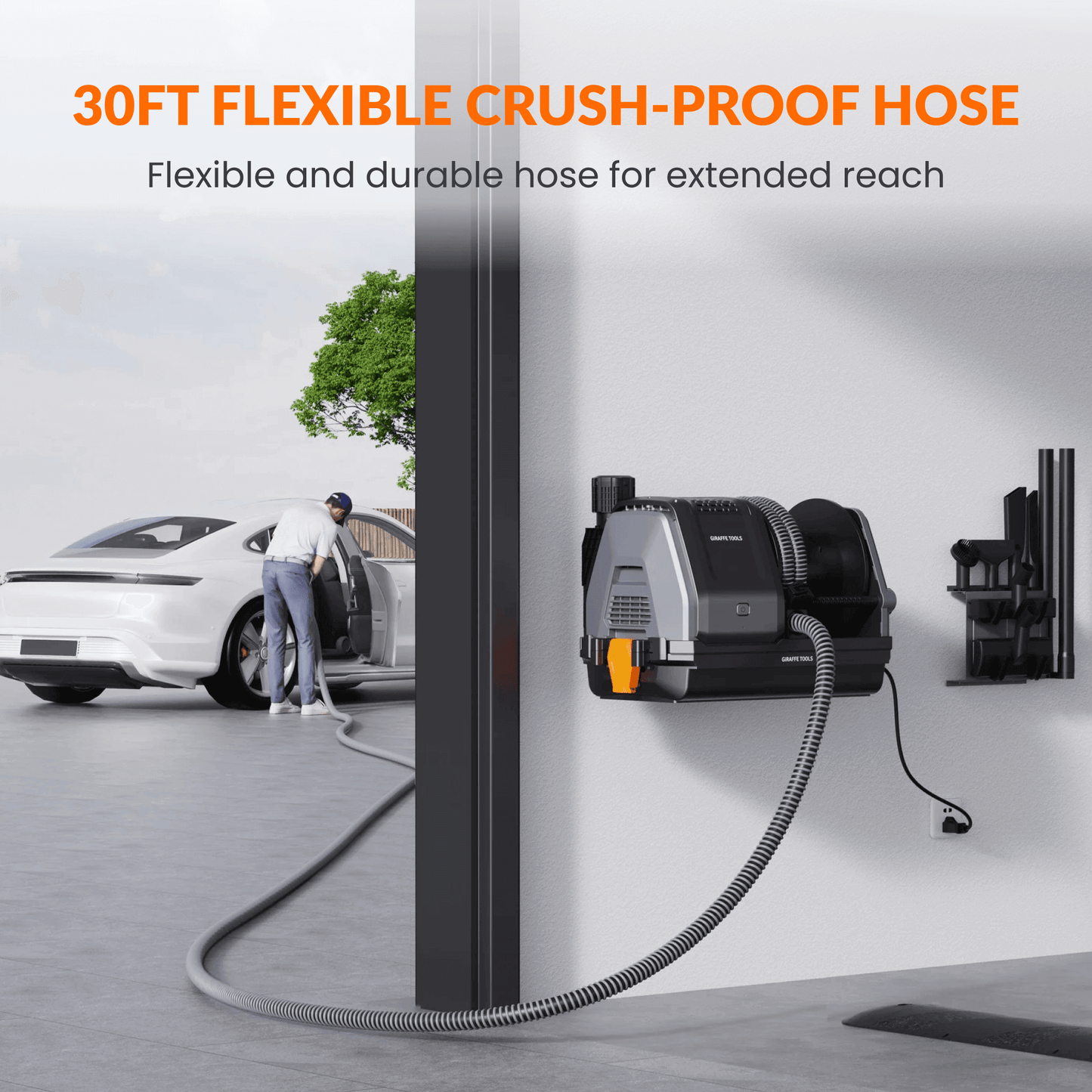 Powerful 4.5-Gallon Wet Dry Vacuum with HEPA Filter