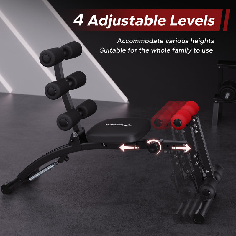 Adjustable Ab Bench – 4-Level Core Trainer