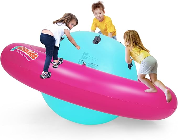 Giant 8ft Inflatable Play Dome for Kids – Roll, Rock & Climb Toy | 250 lb Capacity | Outdoor Backyard Fun