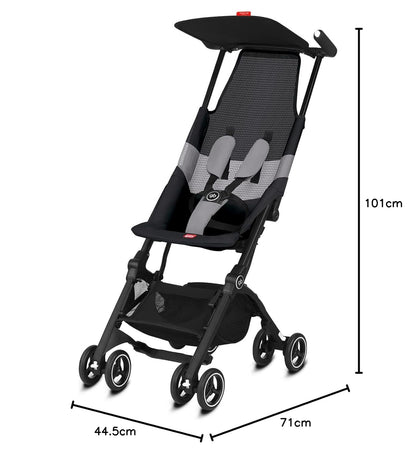 World's Smallest Folding Stroller - All-Terrain Baby Pushchair from Birth to 4 Years