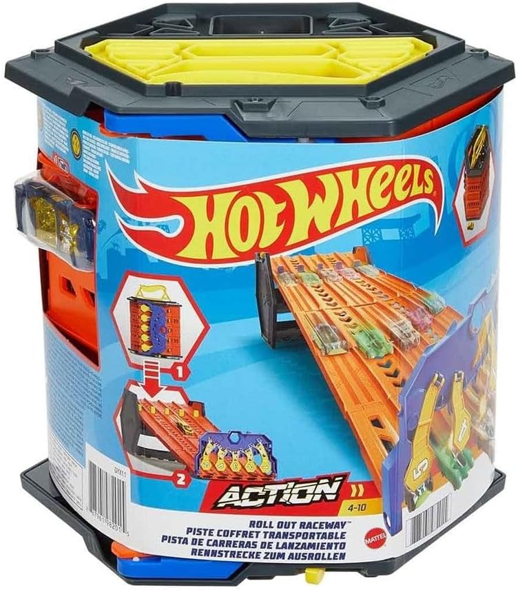 Kids' Foldable Race Track & Toy Organizer