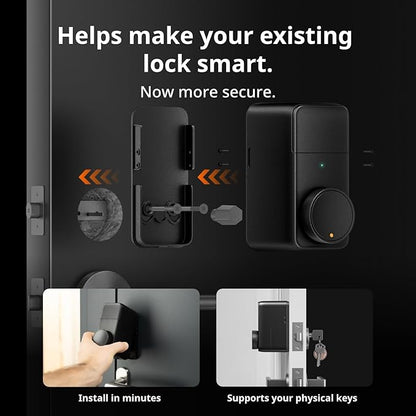 Smart Door Lock Pro - Fingerprint, Keypad, Voice Control, WiFi, Alexa & Google Compatible