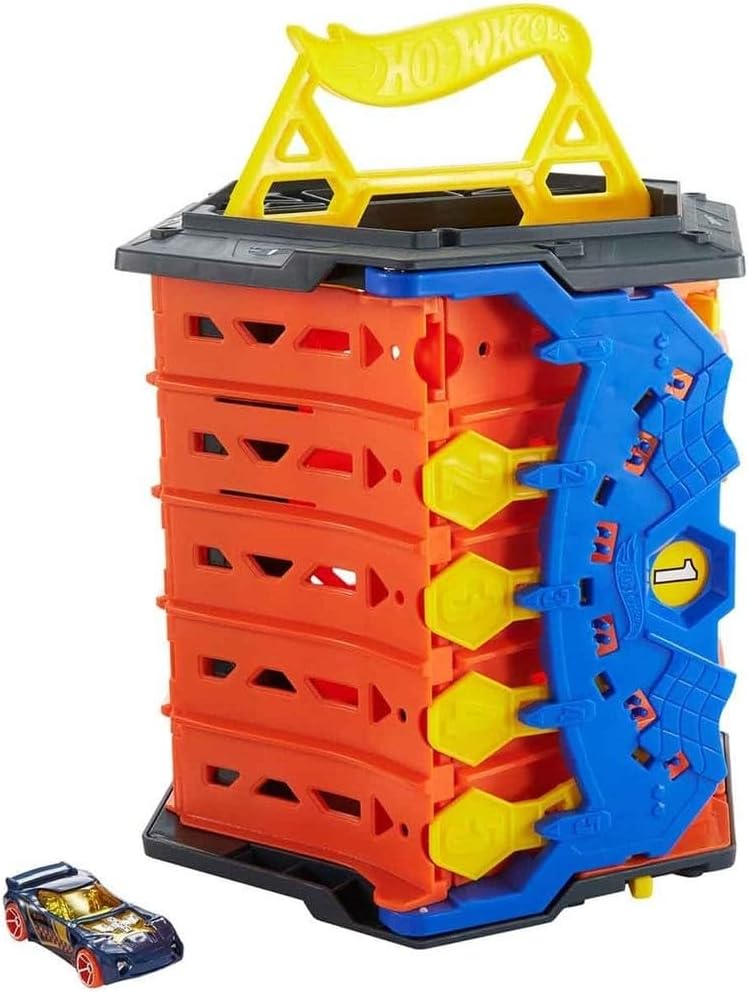 Kids' Foldable Race Track & Toy Organizer