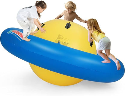 Giant 8ft Inflatable Play Dome for Kids – Roll, Rock & Climb Toy | 250 lb Capacity | Outdoor Backyard Fun
