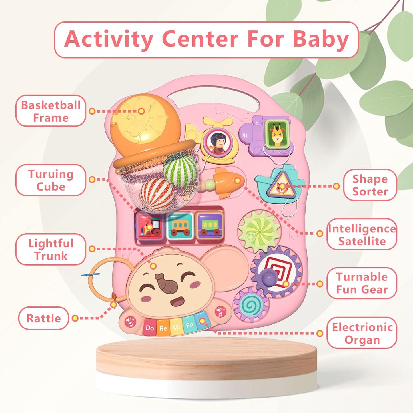 ✨3-in-1 Baby Walker & Activity Center – Adjustable Learning Toy for Toddlers 12+ Months