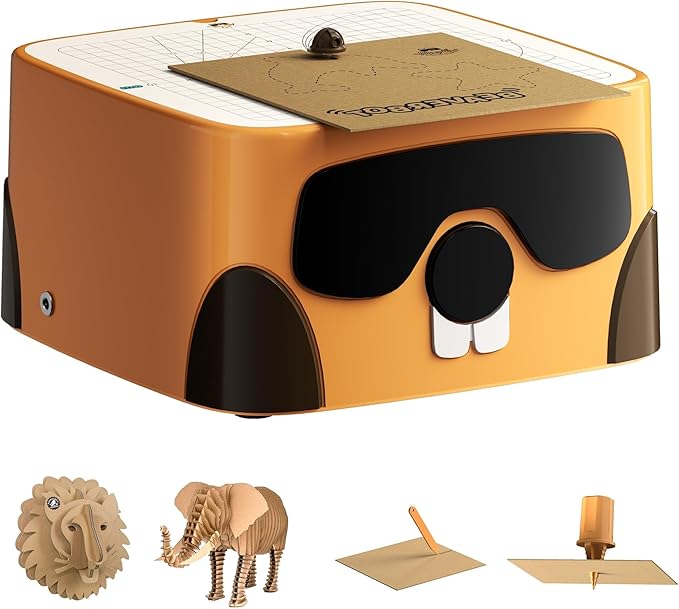 Kids Cardboard Cutting Tool - Safe DIY Craft Kit for Ages 3+ | STEM Building Toy