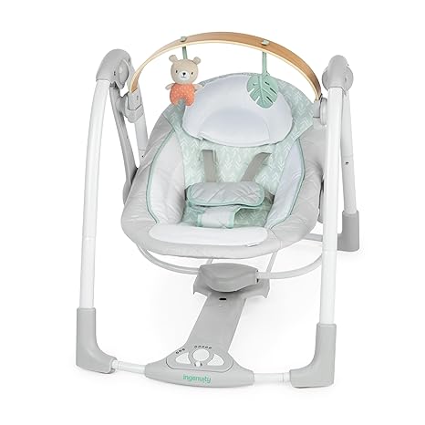 Portable Baby Swing - Compact & Soothing for On-the-Go Parents