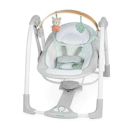 Portable Baby Swing - Compact & Soothing for On-the-Go Parents