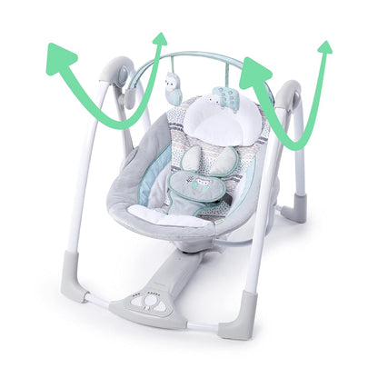 Portable Baby Swing - Compact & Soothing for On-the-Go Parents