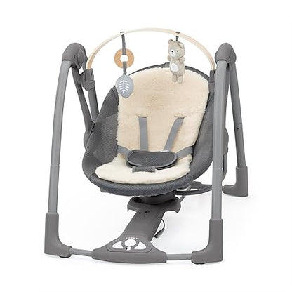 Portable Baby Swing - Compact & Soothing for On-the-Go Parents