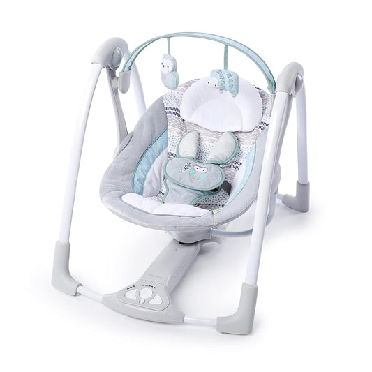 Portable Baby Swing - Compact & Soothing for On-the-Go Parents