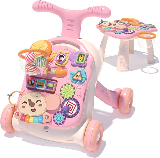 ✨3-in-1 Baby Walker & Activity Center – Adjustable Learning Toy for Toddlers 12+ Months