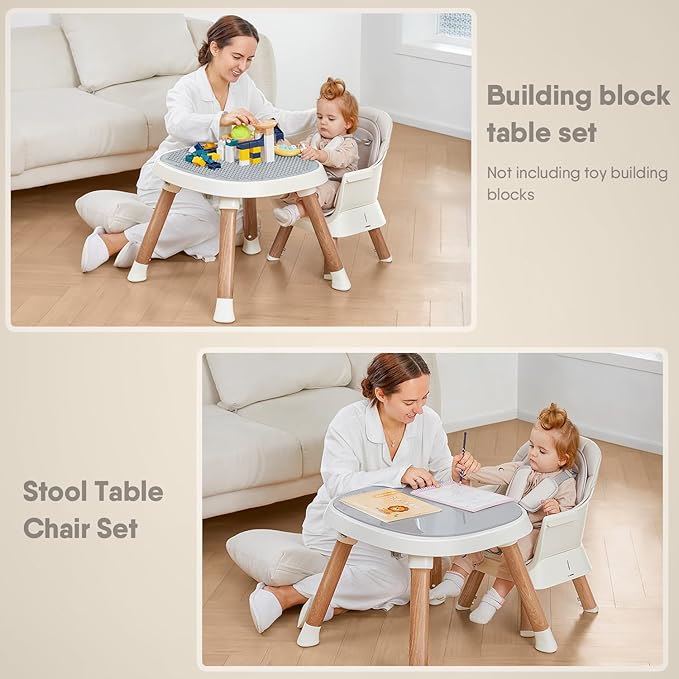 14-in-1 Convertible High Chair, Booster Seat & Baby Activity Center