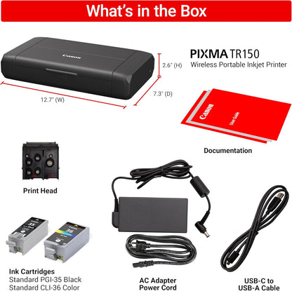 Compact Wireless Printer - For Home, Office & Travel