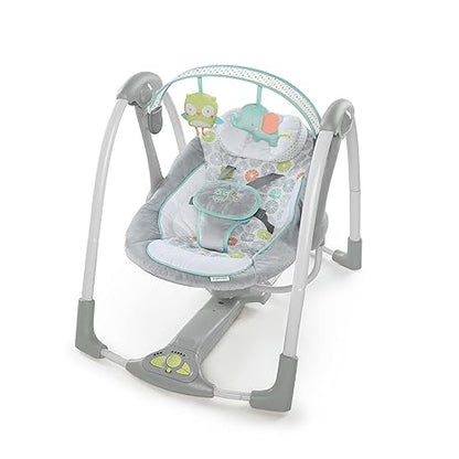 Portable Baby Swing - Compact & Soothing for On-the-Go Parents