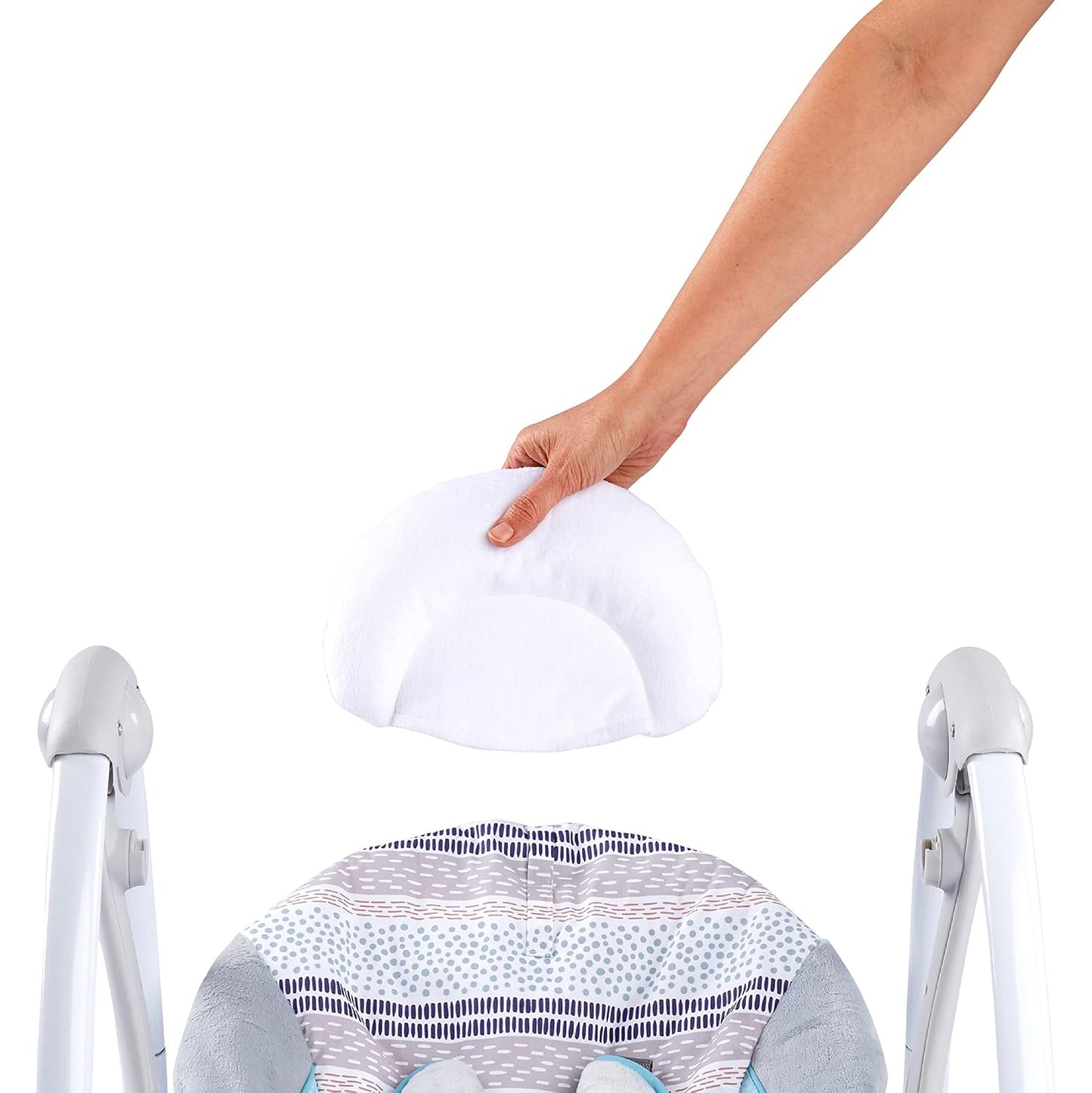 Portable Baby Swing - Compact & Soothing for On-the-Go Parents