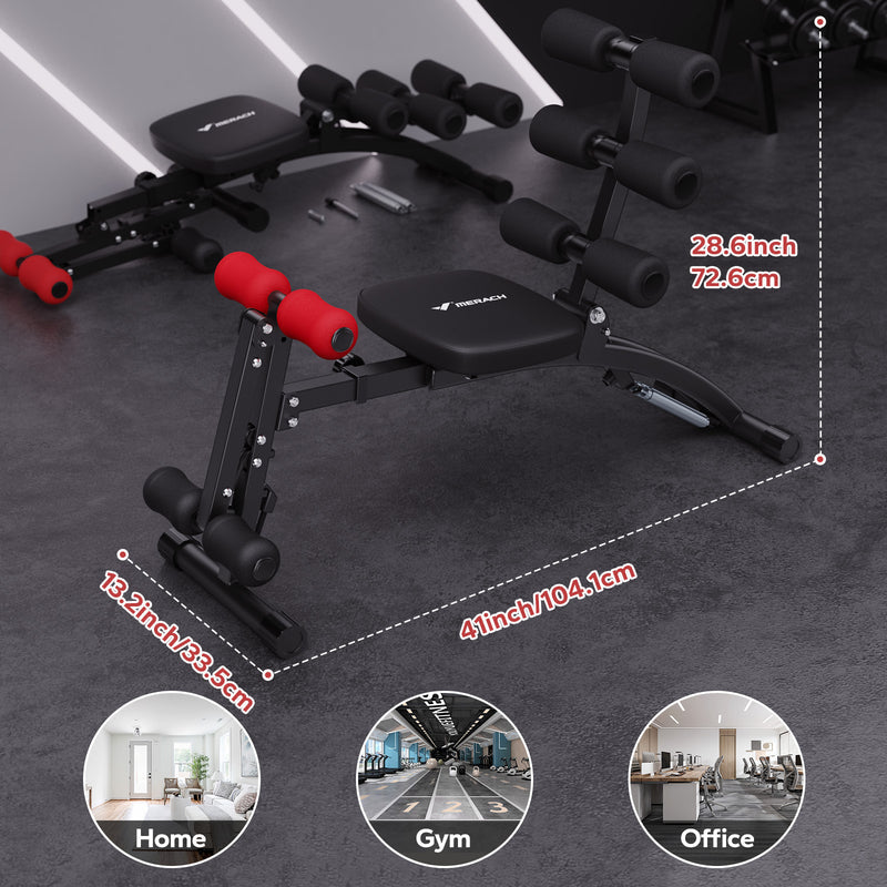 Adjustable Ab Bench – 4-Level Core Trainer