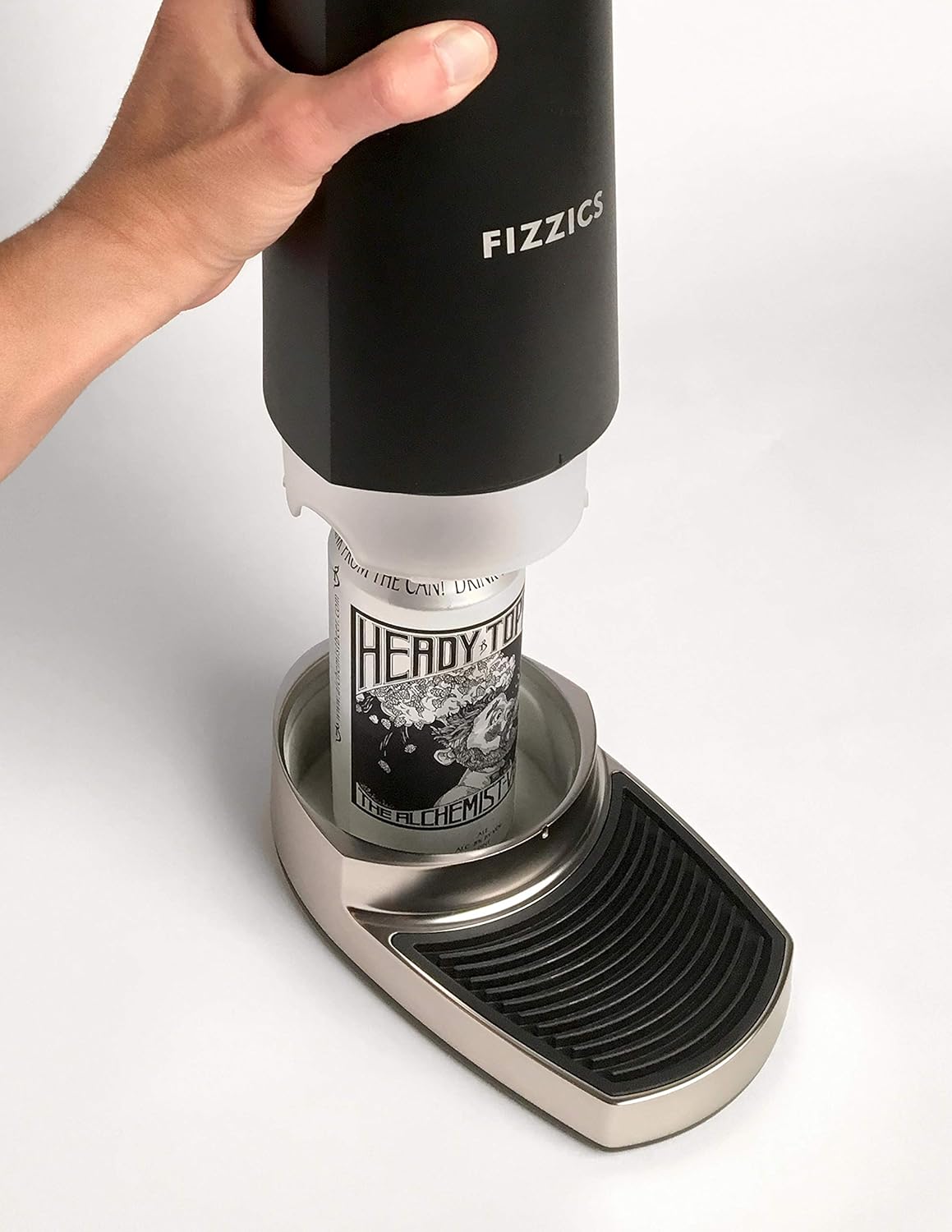 Nitro Draft Dispenser for Cans & Bottles - Portable Beer Tap w/ Creamy Microfoam