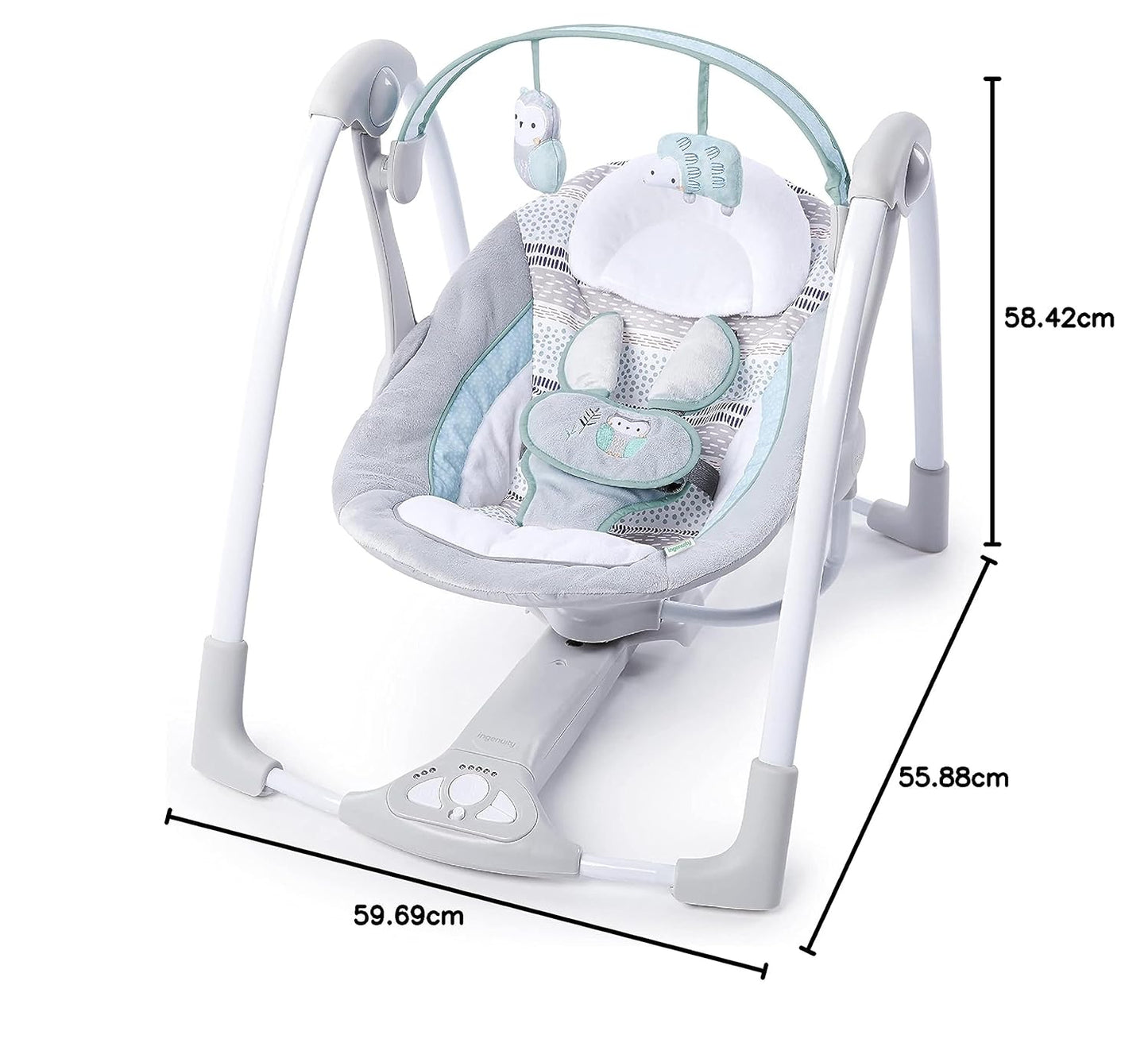 Portable Baby Swing - Compact & Soothing for On-the-Go Parents