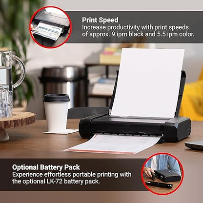 Compact Wireless Printer - For Home, Office & Travel