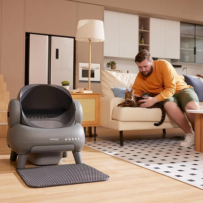 Smart Self-Cleaning Litter Box - Open Design & Odor Control