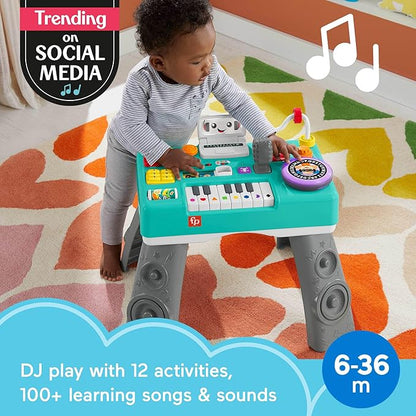 Convertible Music Learning Table for Babies & Toddlers | 100+ Songs, Light-Up Piano, Recording Play | Fine Motor Skill Toy (6-36 Months)