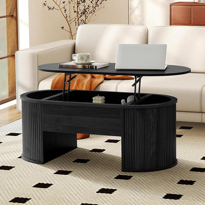 Multi-Functional Lift-Top Coffee Table: Desk-Convertible, Hidden Storage
