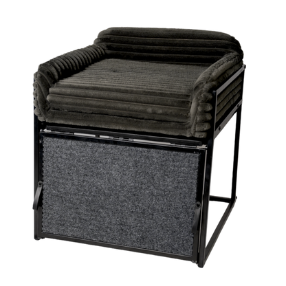 Pet Office Chair Companion - Cozy Elevated Bed for Your Furry Friend 🐾
