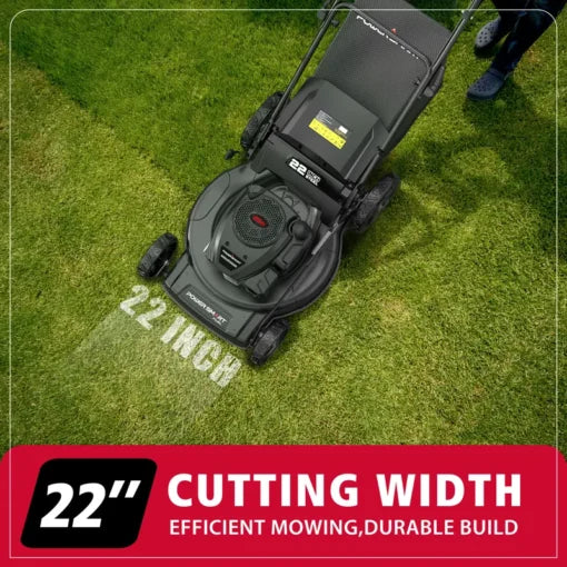 170cc Heavy-Duty Lawn Mower – Self-Propelled, 3-in-1 Cutting, Easy Start