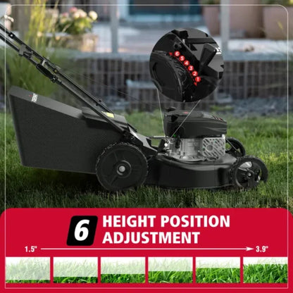 170cc Heavy-Duty Lawn Mower – Self-Propelled, 3-in-1 Cutting, Easy Start