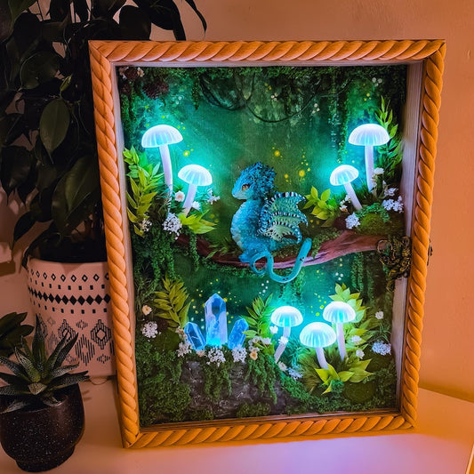 Whimsical Rechargeable Mushroom Lamp - Calming Night Light