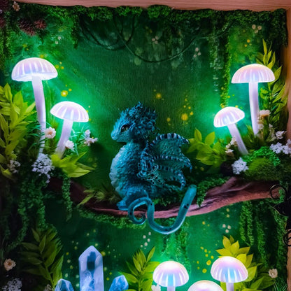 Whimsical Rechargeable Mushroom Lamp - Calming Night Light