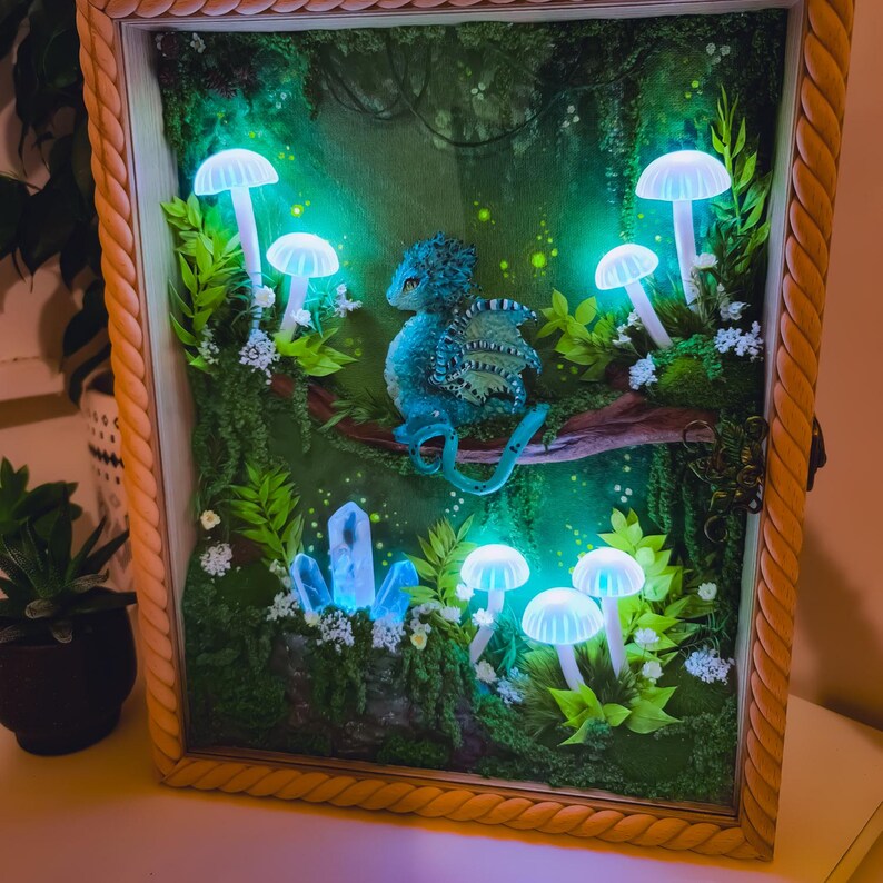 Whimsical Rechargeable Mushroom Lamp - Calming Night Light