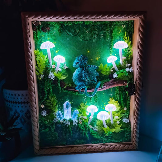 Whimsical Rechargeable Mushroom Lamp - Calming Night Light